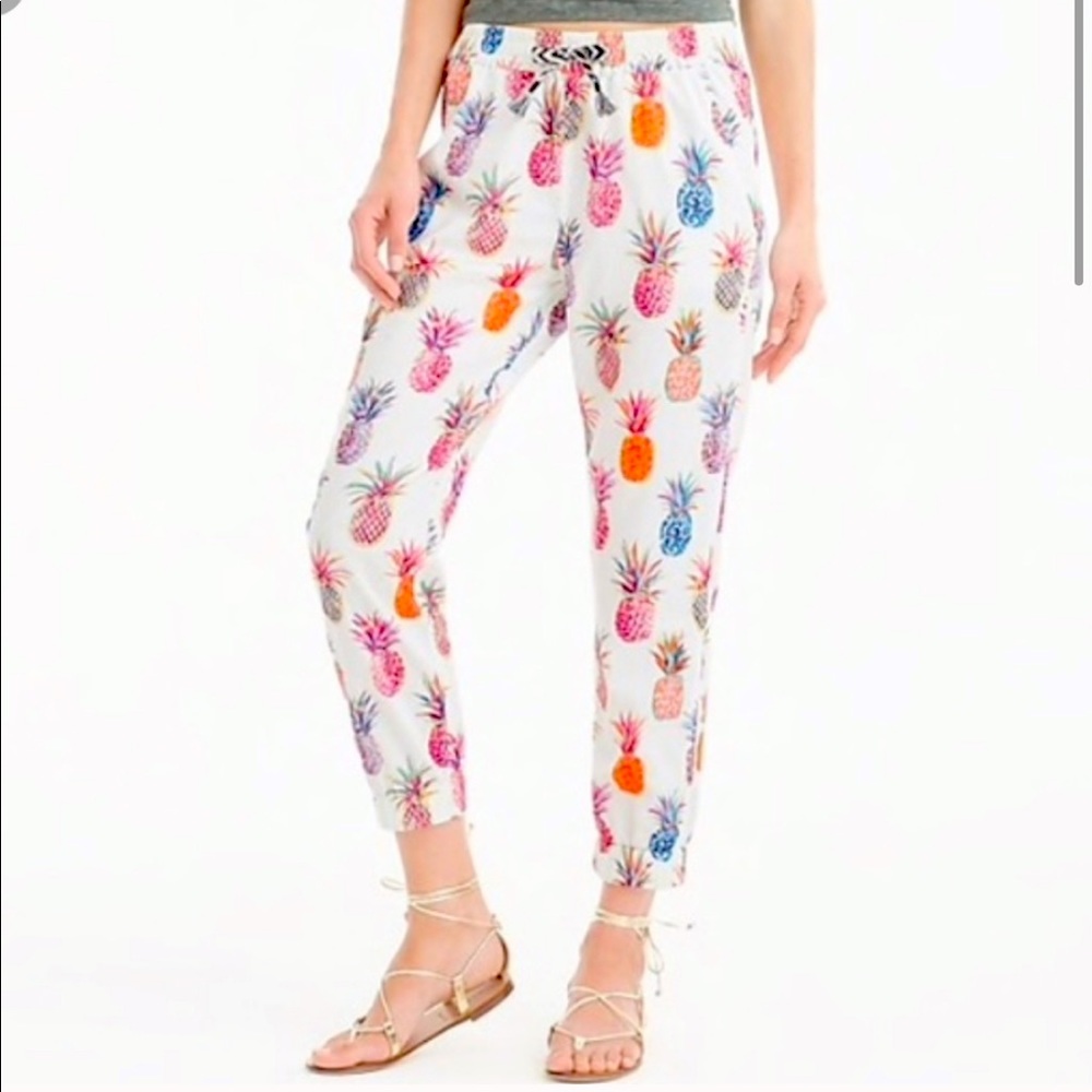 J.Crew Seaside Pant in Ratti Painted Pinea…